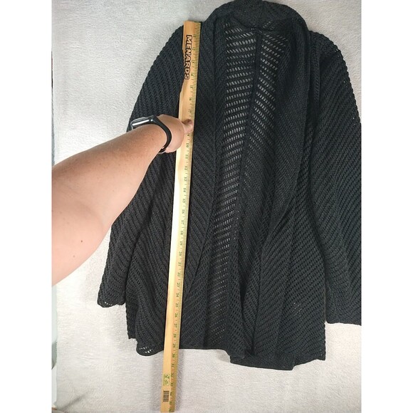 Eileen Fisher Merino Wool Open Front Cardigan Sweater Women's Medium Petite MP - Picture 4 of 8